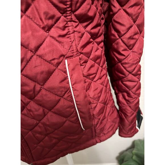 NFL- Arizona Cardinals Red quilted women’s coat- medium - Picture 4 of 5